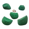 Top View of 5 XL Scoopie Do's sloper climbing hold produced and sold by EP Climbing walls