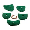 Top View of 5 medium Half moon edges climbing holds produced and sold by EP Climbing Walls