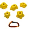 Perspective view 5 Small Stumps climbing holds produced and sold by Ep Climbing walls