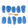 Top View of 10 Large Form Pinches set of climbing holds produced and sold by EP Climbing Walls