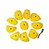 Top view of 10 Large Tumblers climbing holds sold and produced by EP Climbing.