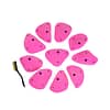Top view of 10 Medium Wrasslers climbing holds produced and sold by EP Climbing