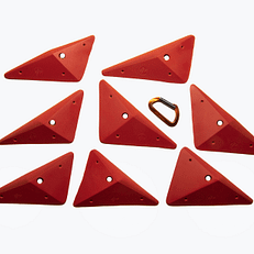 Top View of the medium Switchblade Edges climbing holds produced and sold by EP Climbing walls