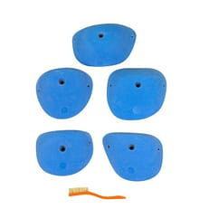 Top View of 5 Large Form Slopers Set B climbing holds produced and sold by EP Climbing Walls