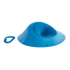 Perspective view of the Medium Dish 1 macro climbing hold produced and sold by EP Climbing.
