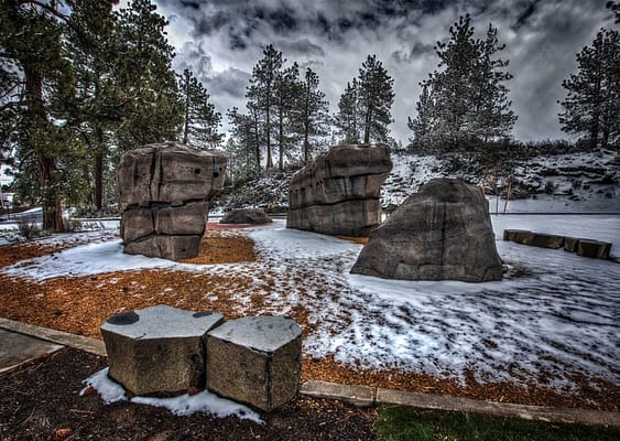 EP Free Standing Boulders at Alpenglow Community Park